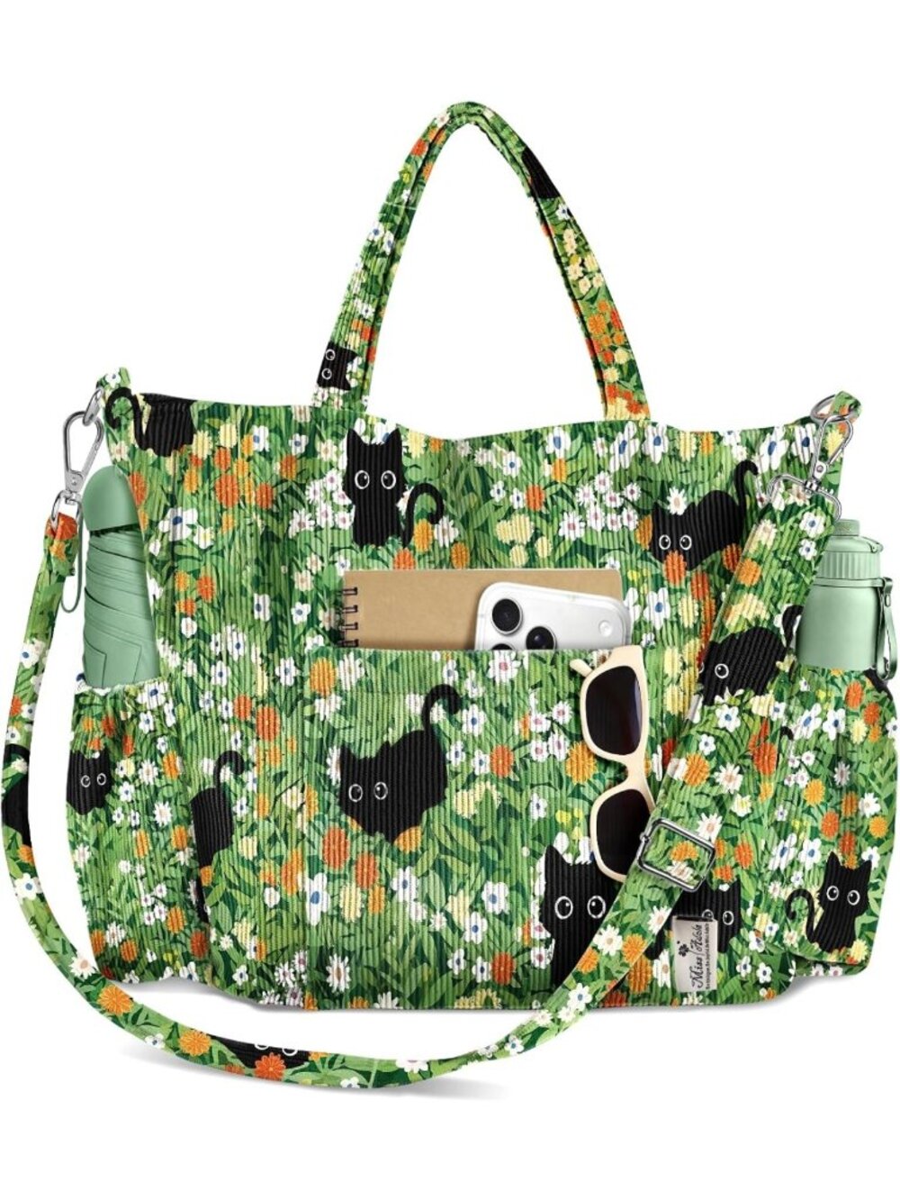 Stylish Corduroy Crossbody Tote Bag for Women - Versatile, Chic & Functional